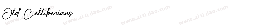 Old Celtiberians字体转换